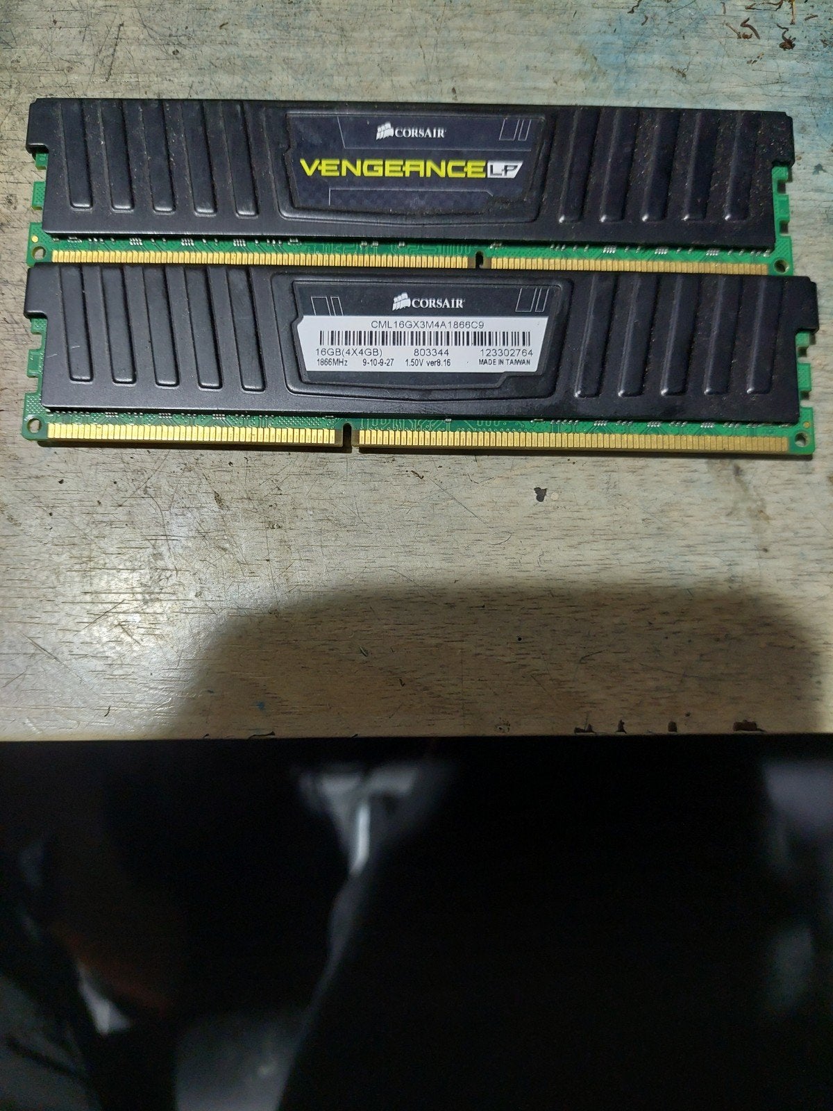 Corsair Vengeance LP 8GB (2x4GB) DDR3 RAM 1866MHz, Gebruikt, DDR3, Ophalen of Verzenden, Desktop