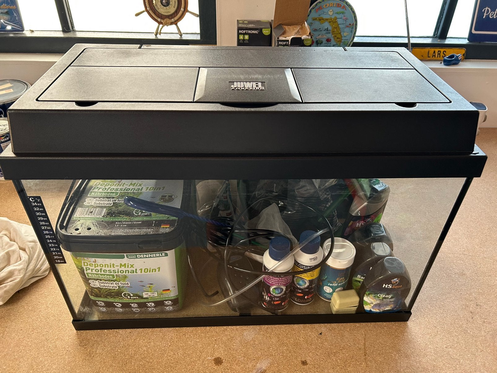 Juwel aquarium 60x30x42cm met heel veel extra,s, Ophalen, Zo goed als nieuw, Leeg aquarium