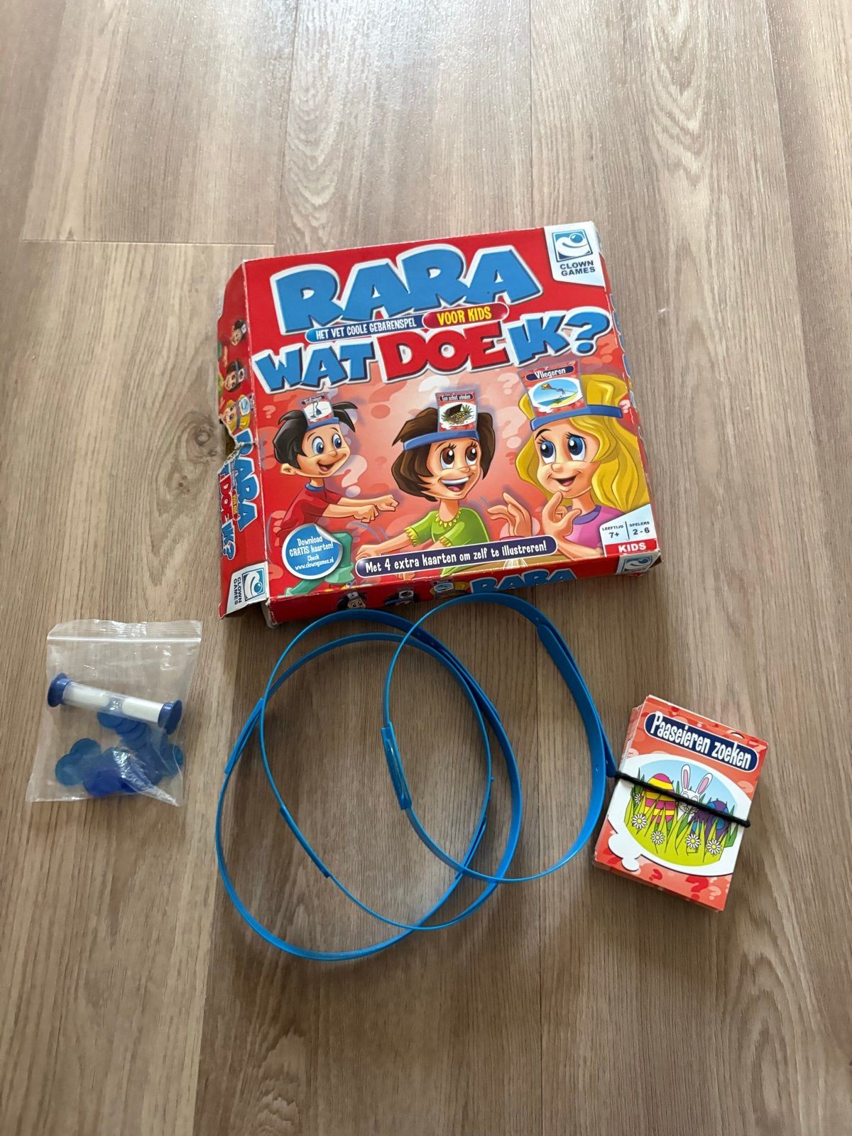 Rara Wat Doe Ik?, Hobby en Vrije tijd, Gezelschapsspellen | Bordspellen, Een of twee spelers, Ophalen of Verzenden, Gebruikt