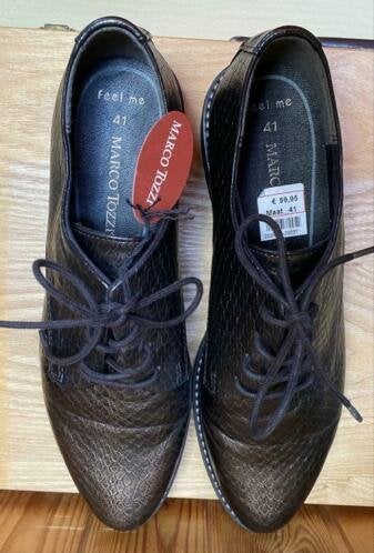 Marco Tozzi schoenen mt 41, Kleding | Dames, Schoenen met lage hakken, Bruin, Nieuw, Ophalen of Verzenden