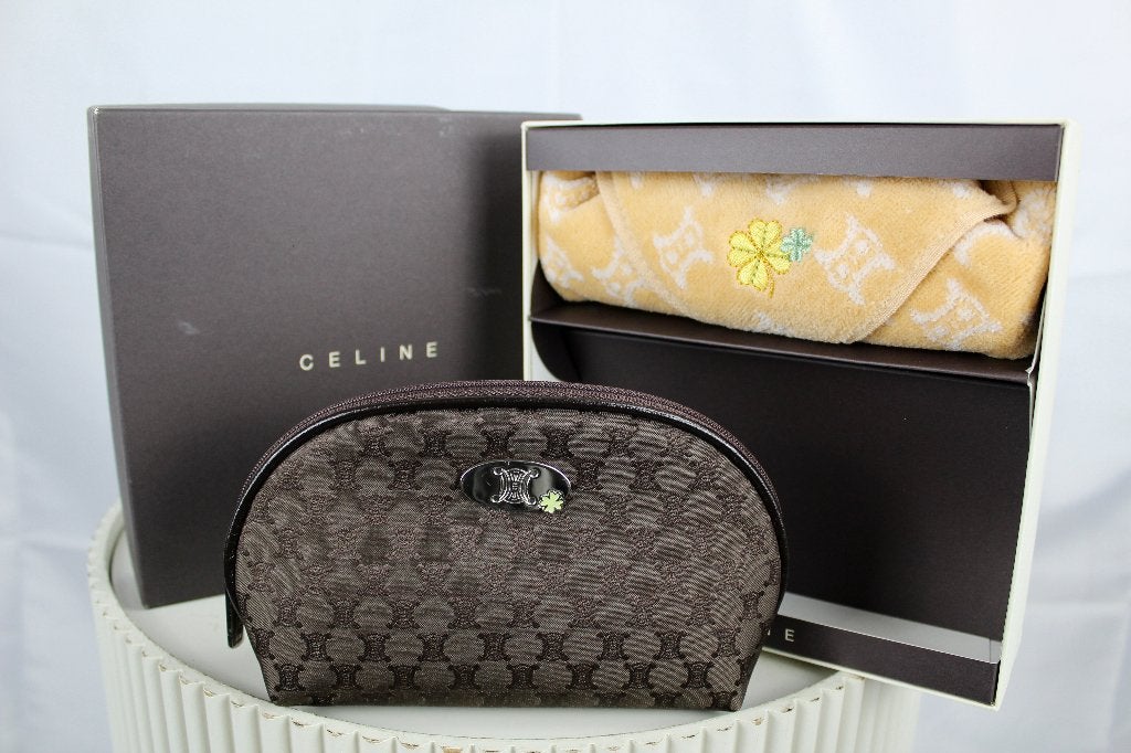 Celine Handkerchief Pouch Set - 1285, Bruin, Celine, Celine, Celine