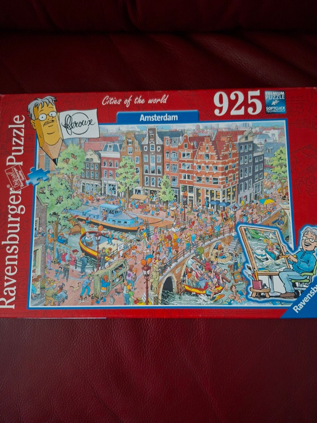 Ravensburger puzzel Amsterdam, Hobby en Vrije tijd, Ophalen of Verzenden, 500 t/m 1500 stukjes, Zo goed als nieuw