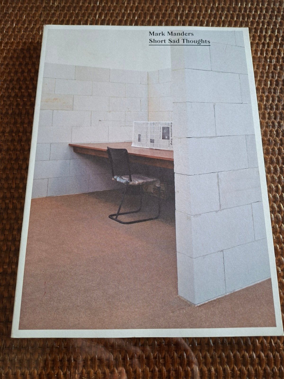 Mark Manders Short Sad Thoughts (Contemporary Art), Ophalen of Verzenden, Zo goed als nieuw