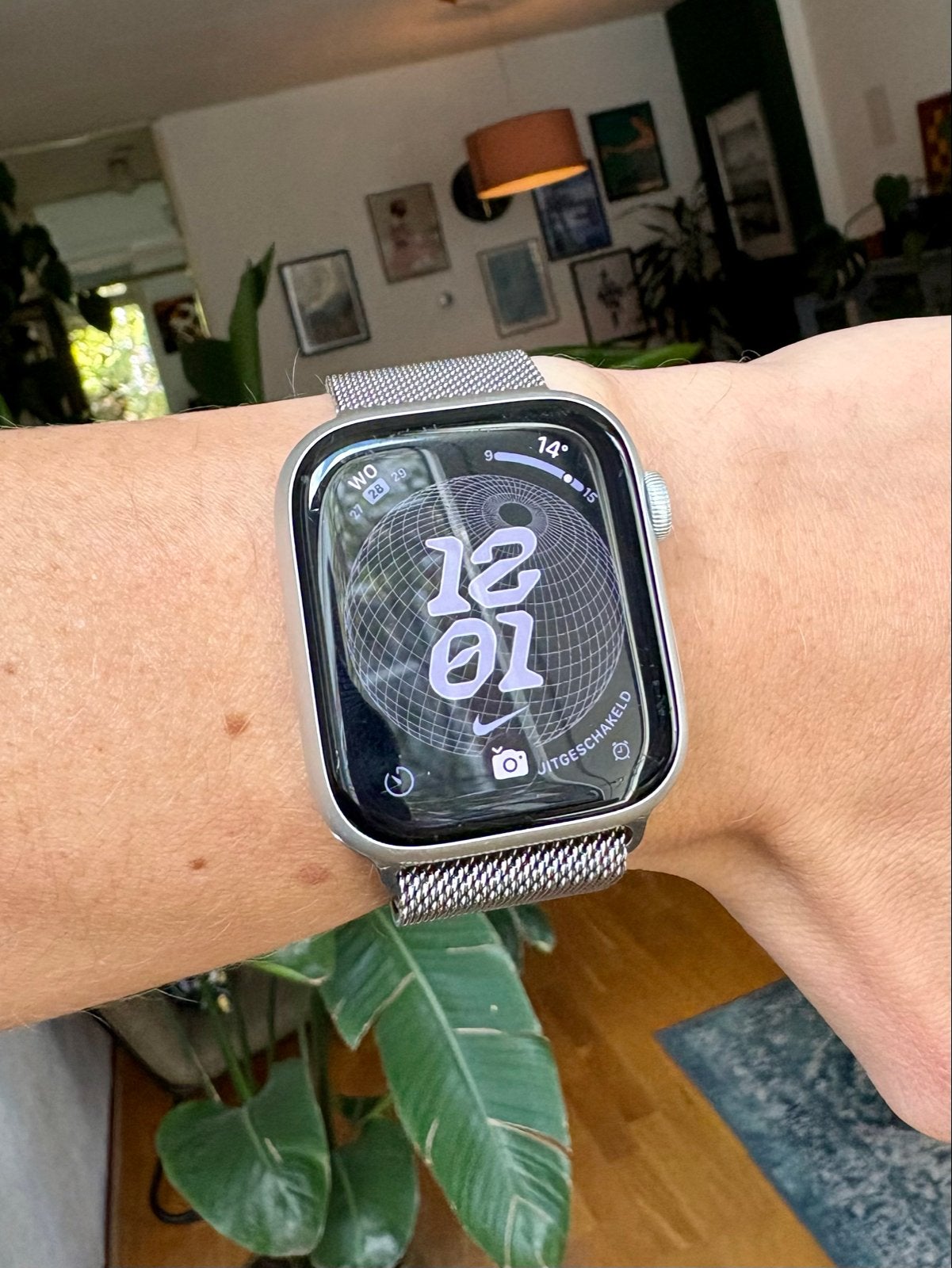 Apple Watch Series 9 45mm Cellular + 2 bandjes + verpakking, Afstand, IOS, Ophalen of Verzenden, Zo goed als nieuw
