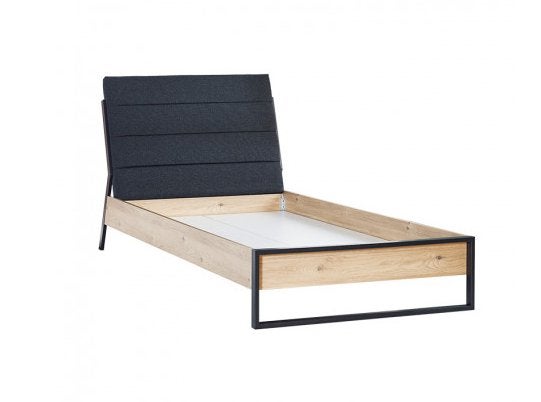 Irony tienerkamer (bed met schuin hoofdbord) - zelf samen te, Niet ingevuld, Niet ingevuld, Niet ingevuld