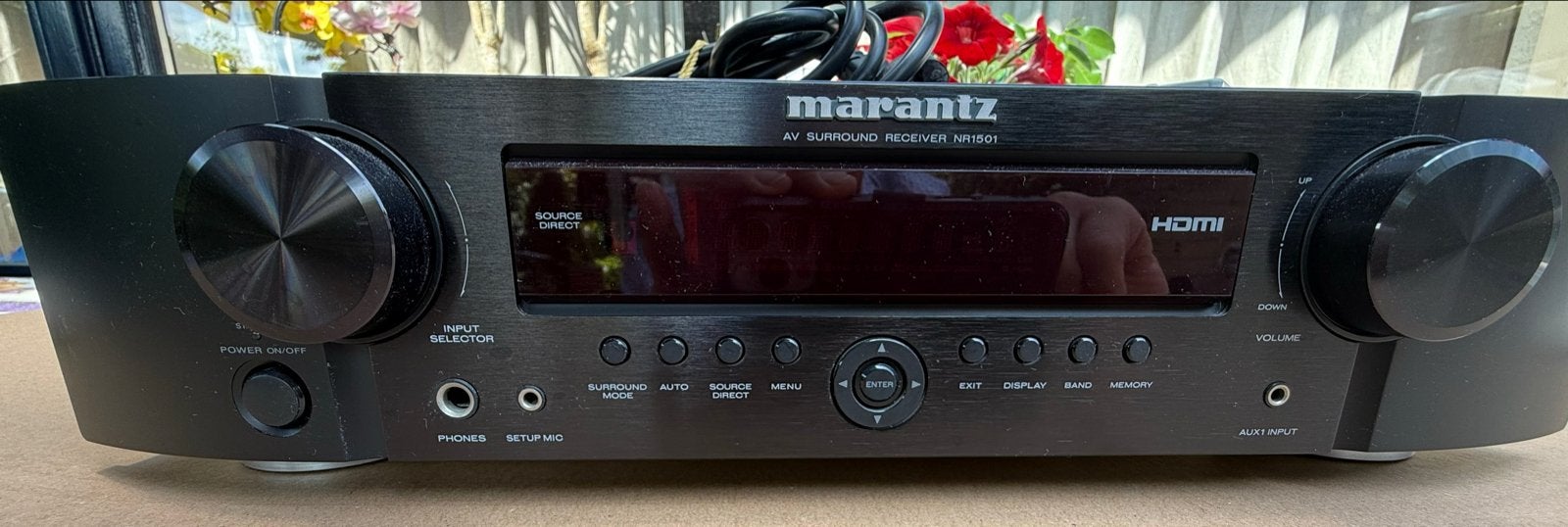 Marantz NR1501 AV Surround Receiver - Zo goed als nieuw, Audio, Tv en Foto, Versterkers en Receivers, Zo goed als nieuw, 60 tot 120 watt