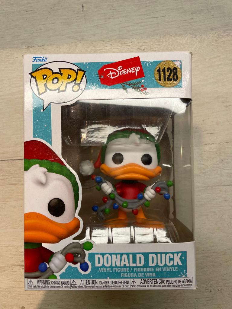 Funko Pop Disney kerst Donald Duck 1128, Verzamelen, Ophalen of Verzenden, Zo goed als nieuw