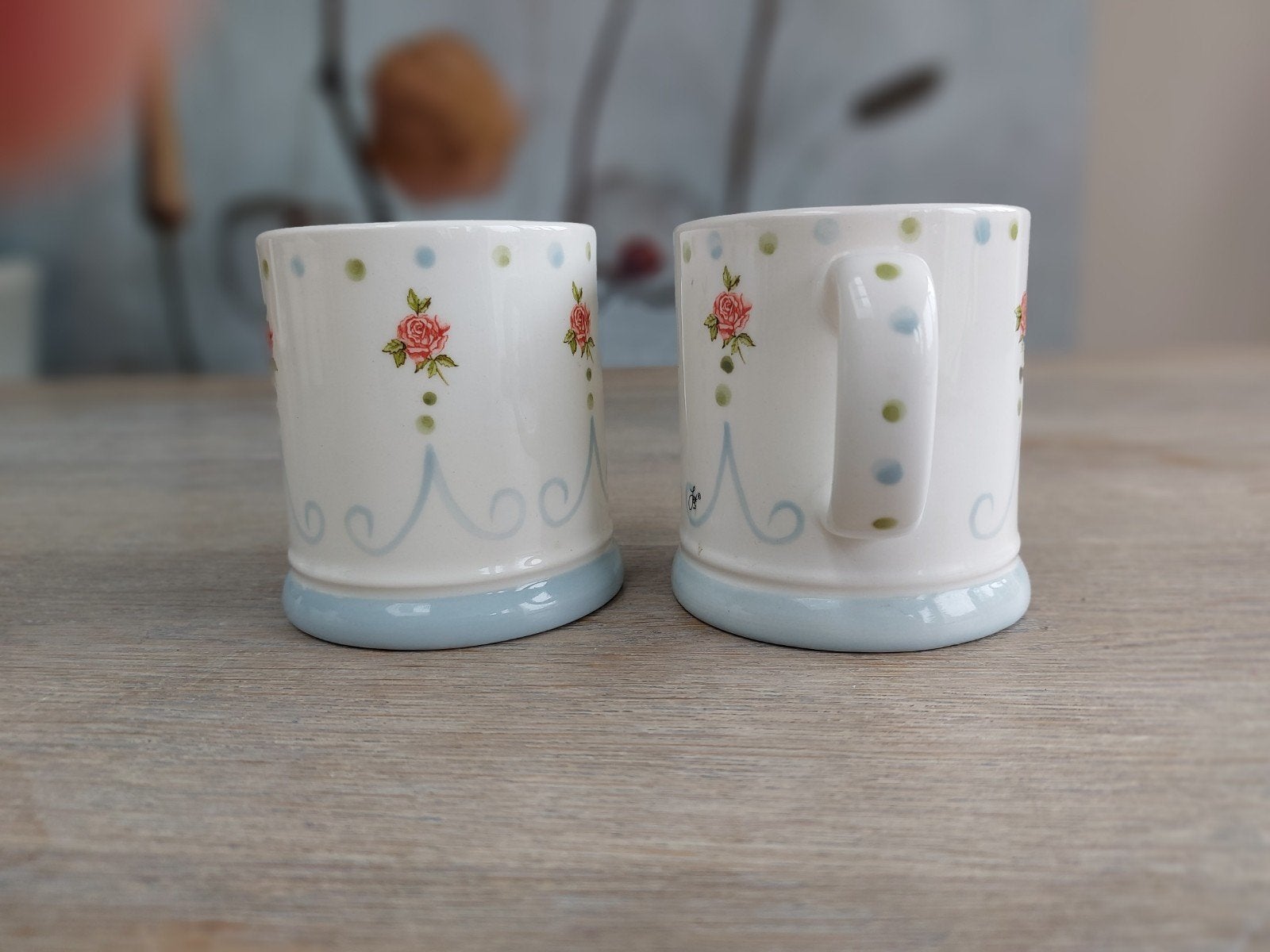 Twee koffiemokken Jet ter Steege, Ophalen of Verzenden