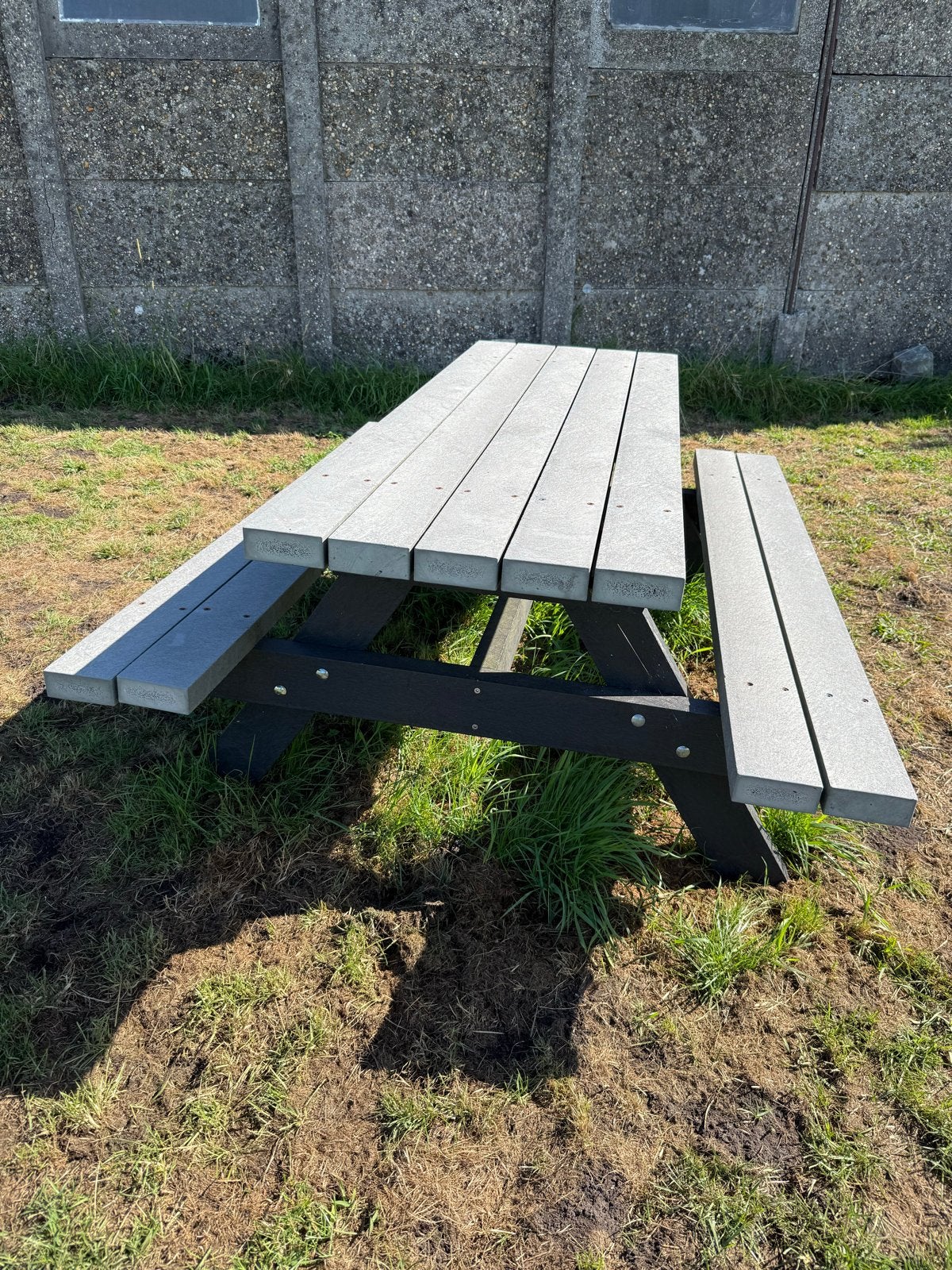 Duurzame Rekupro picknicktafel - Gerecycled kunststof, Ophalen, Nieuw, Rechthoekig, Overige materialen