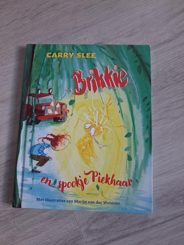 Brikkie en spookje Piekhaar - Carry Slee, Ophalen of Verzenden, Zo goed als nieuw, Carry Slee, Fictie algemeen