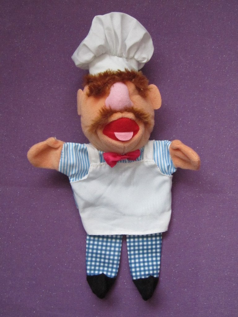 DISNEY THE MUPPETS Knuffel HANDPOP DE ZWEEDSE KOK **Nieuw**, Disney, Albert Heijn, Overige typen, Nieuw