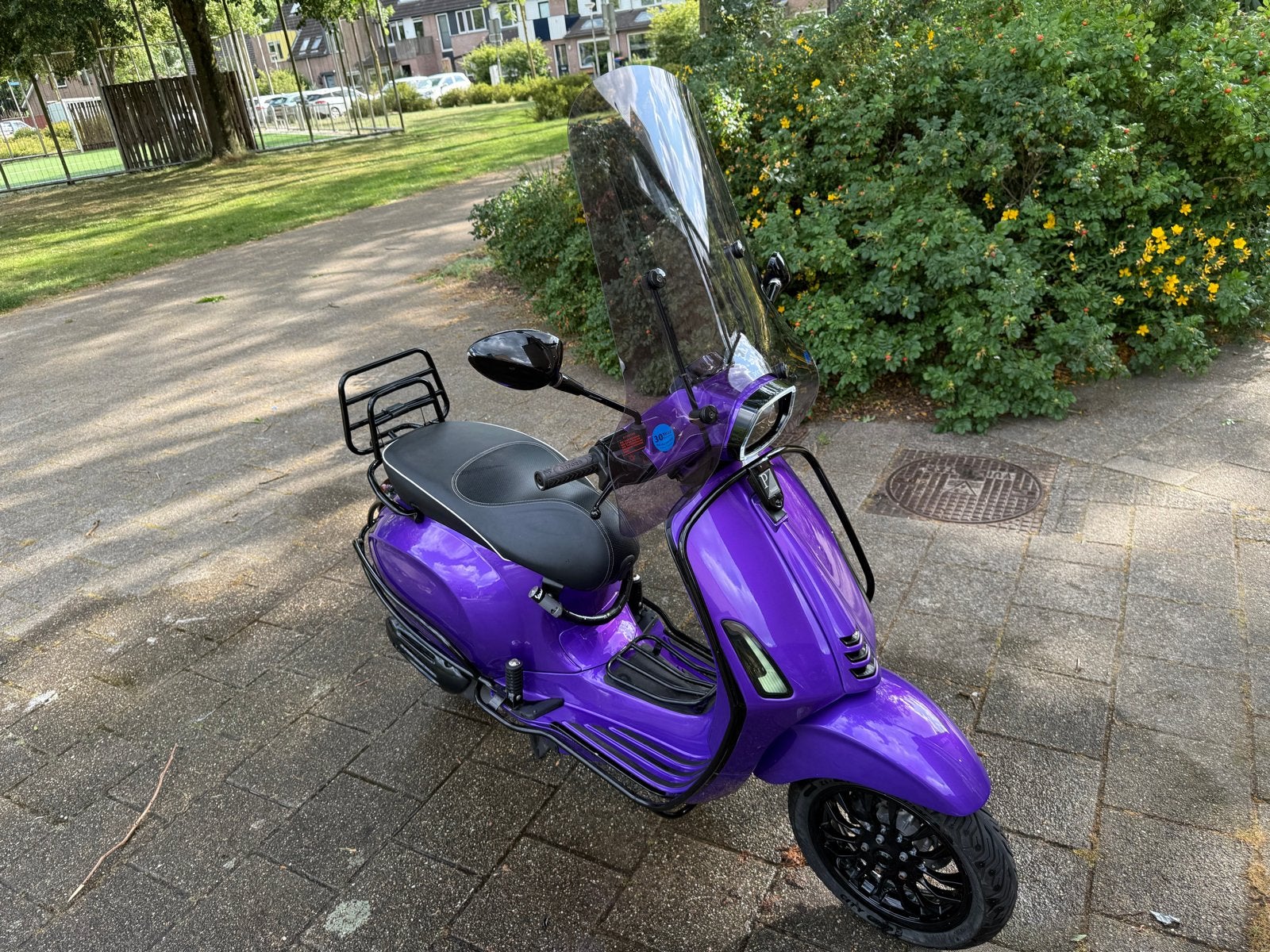 Vespa Sprint 2019 IGET 4T Lamborghini paars, Ophalen, Overige modellen, Zo goed als nieuw, Benzine