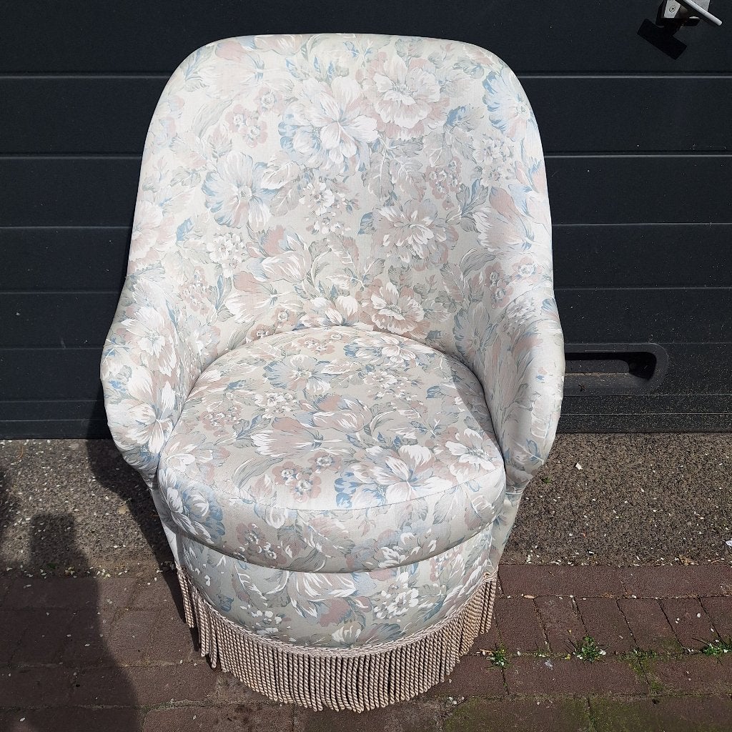 Vintage Fauteuil / Stoel / Boudoir Fauteuil, Huis en Inrichting, Ophalen, Gebruikt, -, Minder dan 75 cm