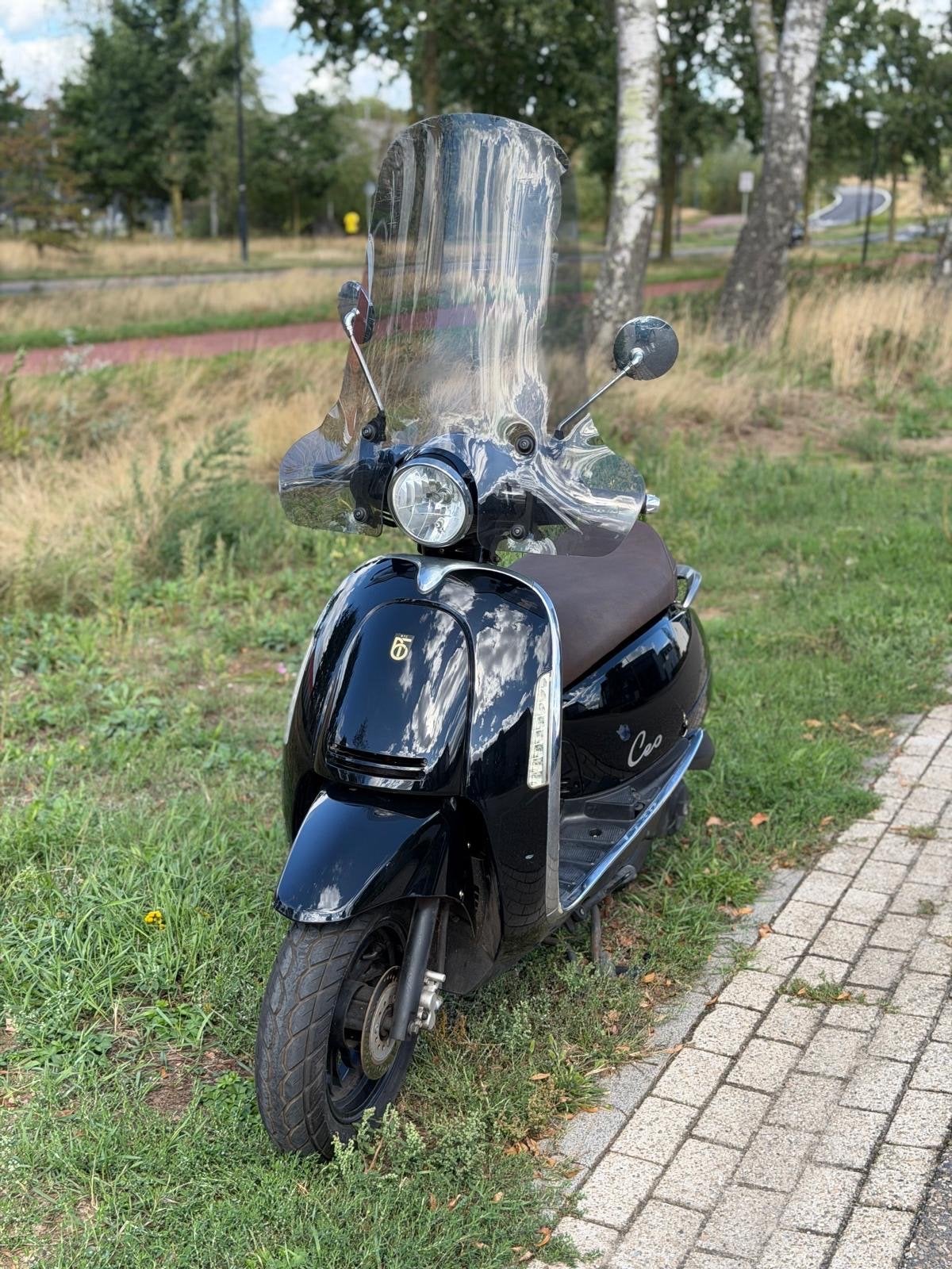 BTC CEO snorscooter zwart, Fietsen en Brommers, Gebruikt, Benzine, Ophalen, Overige merken