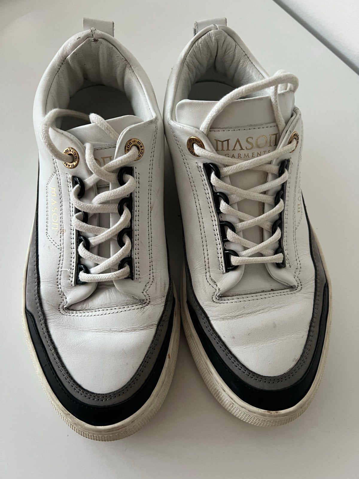 Mason Garments Heren Sneakers - Maat 38, Kleding | Heren, Ophalen of Verzenden, Gedragen, Wit, Sneakers of Gympen