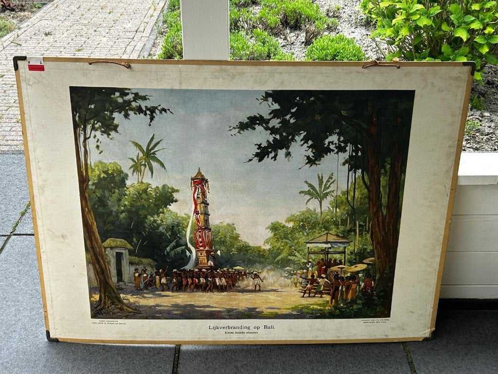 Schoolplaat Nederlands Indië, Ophalen of Verzenden, Aardrijkskunde