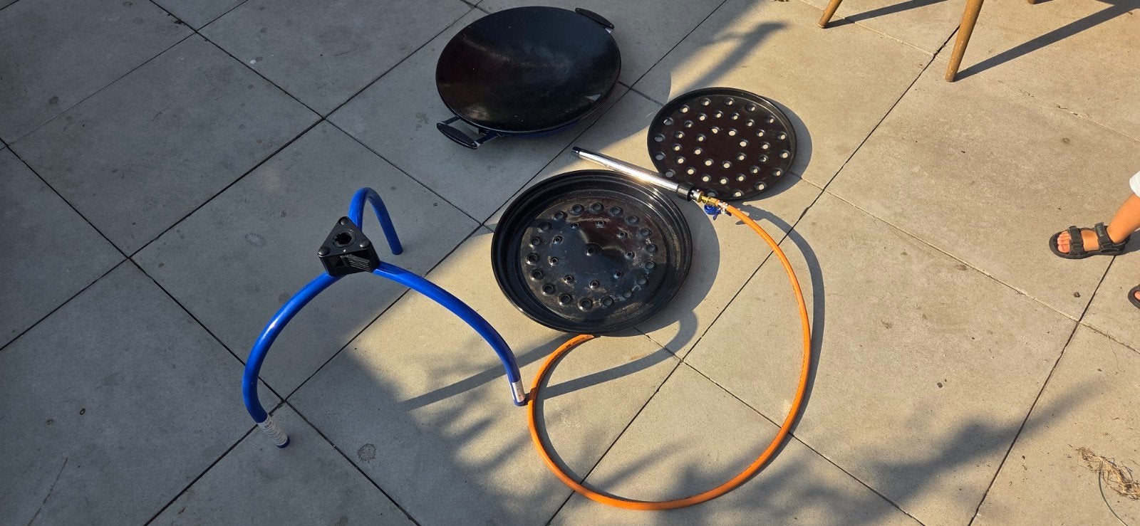 Cadac skottelbraai, Ophalen
