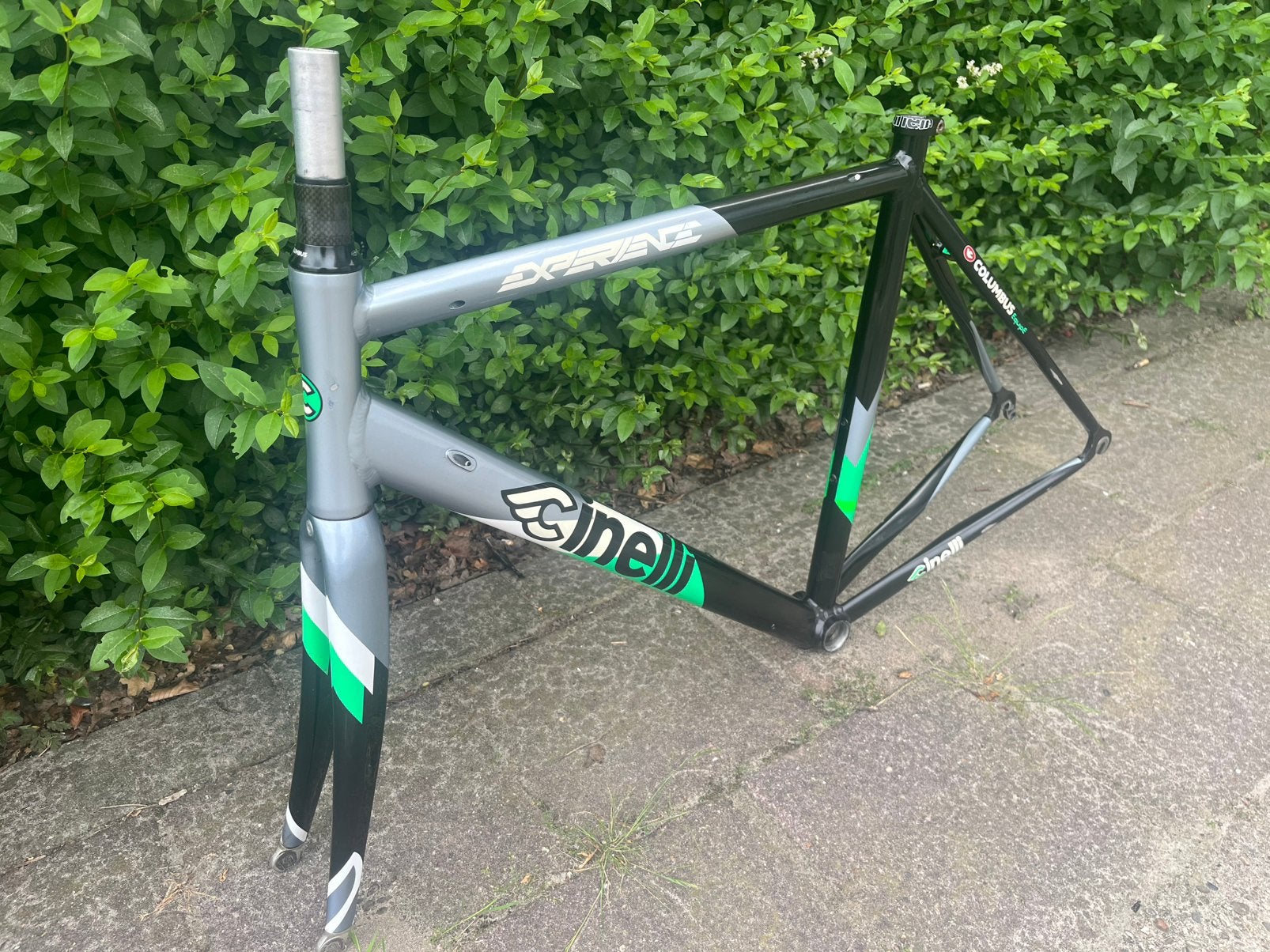 Cinelli Experience aluminium mt.54 = L sloping gebruikt, 28 inch, Gebruikt, Aluminium, Meer dan 20 versnellingen