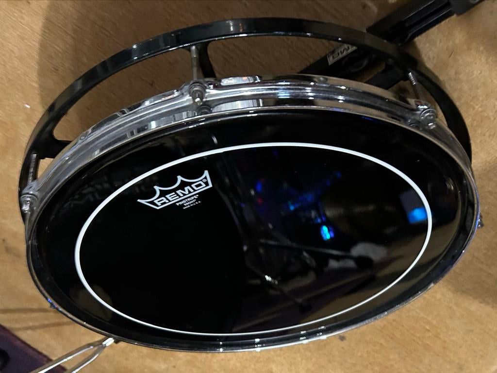 16” Remo Black Rototom (Ebony Pinstripe) - Zeldzaam Formaat, Usa, Drums of Percussie, Remo, Ophalen of Verzenden