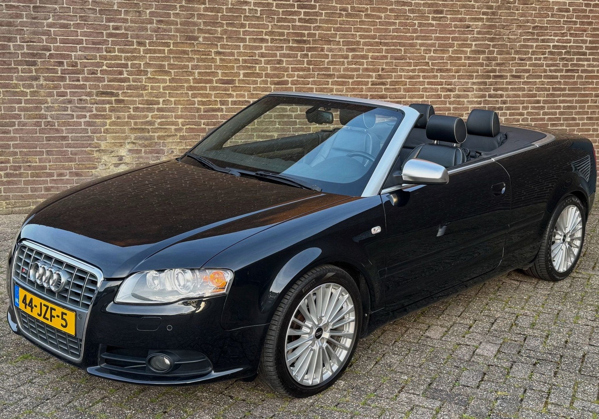 Audi A4 Cabriolet 4.2 V8 S4 Quattro Automaat Leder Carplay X, Auto's, Automaat, Gebruikt, Startonderbreker, Cabriolet