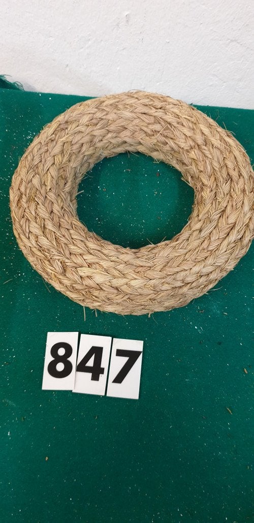 847 ],  krans touw riet, Diversen, Kerst, Ophalen of Verzenden, 'T Olde Gre-j, Info@toldegrej.nl, Endepoelstraat 20f Didam
