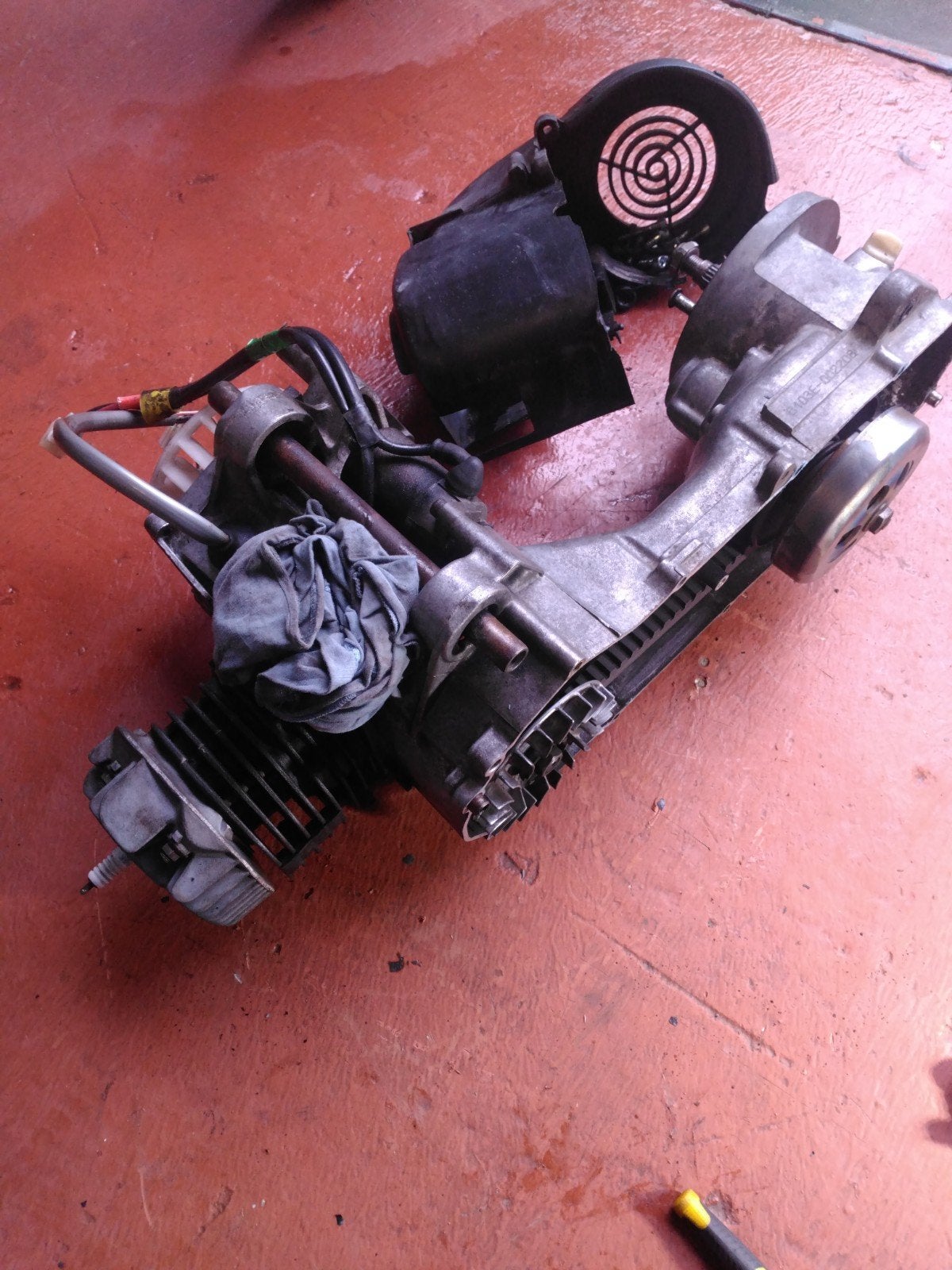 Yamaha aerox 100 cc blok, Ophalen, Gebruikt, Blok, Yamaha