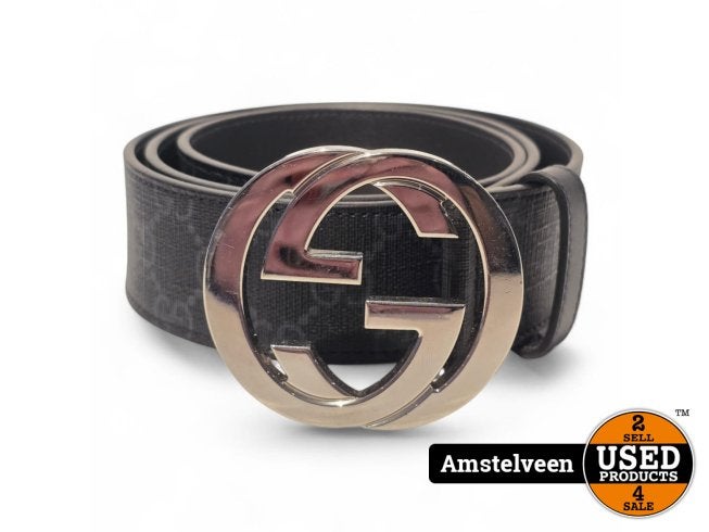 Gucci 411924 Belt/Riem Black GG 90/36 | Nette Staat, Gucci, Gebruikt, Support@gucci.com, 30 Avenue Montaigne
75008 Paris