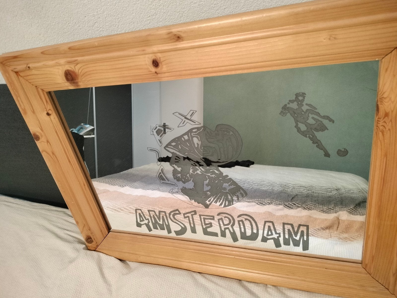 Ajax spiegel, Ophalen, Rechthoekig, 50 tot 75 cm, Minder dan 100 cm