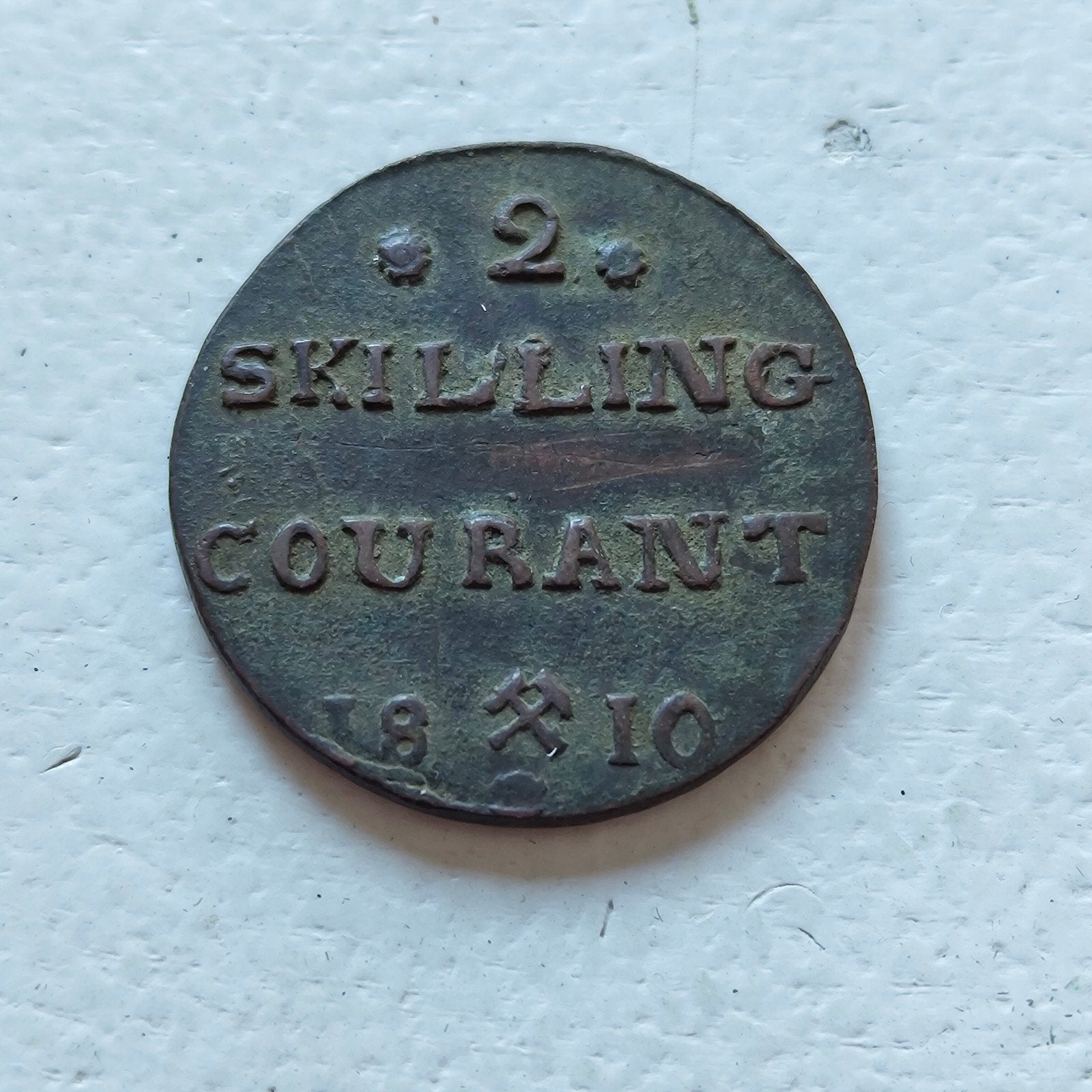 Noorwegen 2 skilling 1810, Ophalen of Verzenden, Overige landen