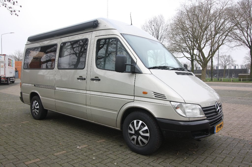 Mercedes Sprinter 216 CDI automaat buscamper 2 slaapplaatsen, Caravans en Kamperen, Automaat, Buscamper of Camperbus, Bestuurdersdeur
