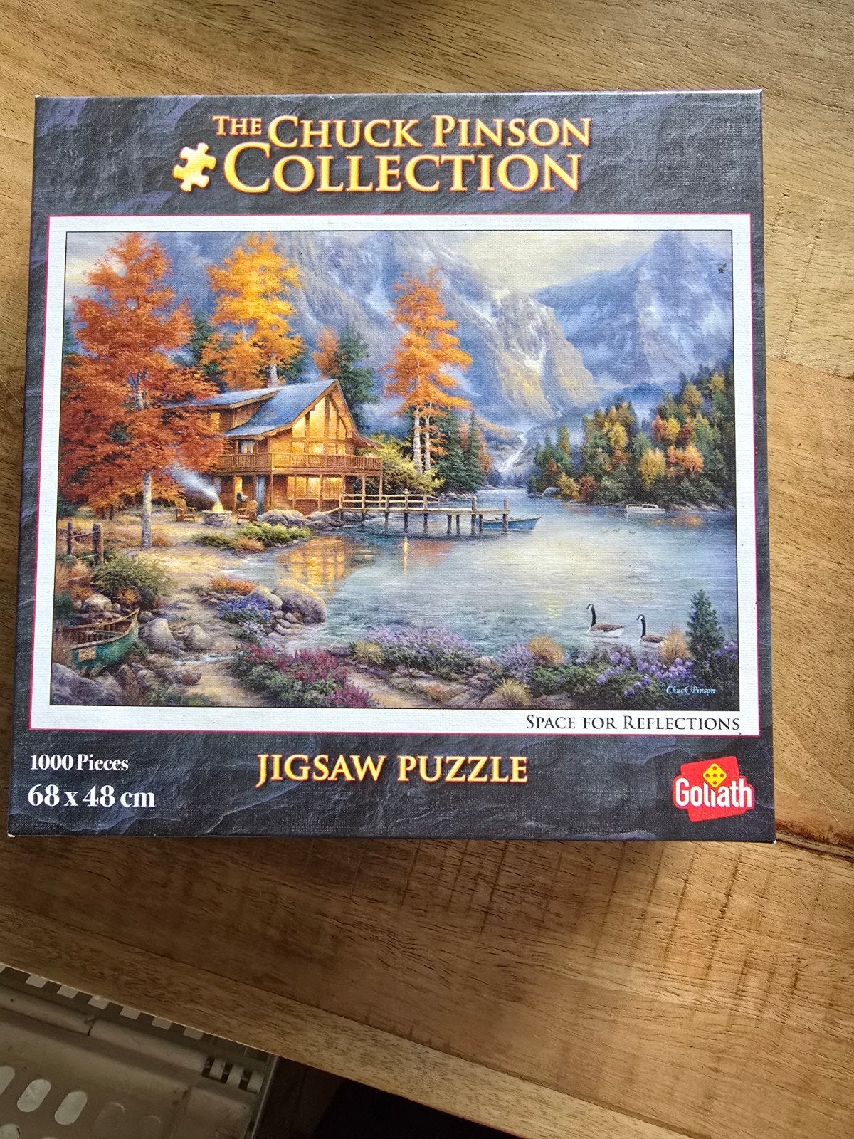 Chuck Pinson Collection Jigsaw Puzzel -Space for Reflections, Ophalen, 500 t/m 1500 stukjes, Gebruikt, Legpuzzel