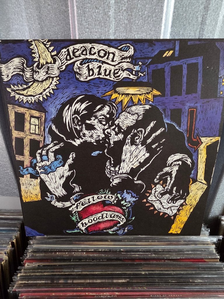 Vinyl lp DEACON BLUE: FELLOW HOODLUMS, Gebruikt, 1990 - 1999, Ophalen of Verzenden, 12 inch