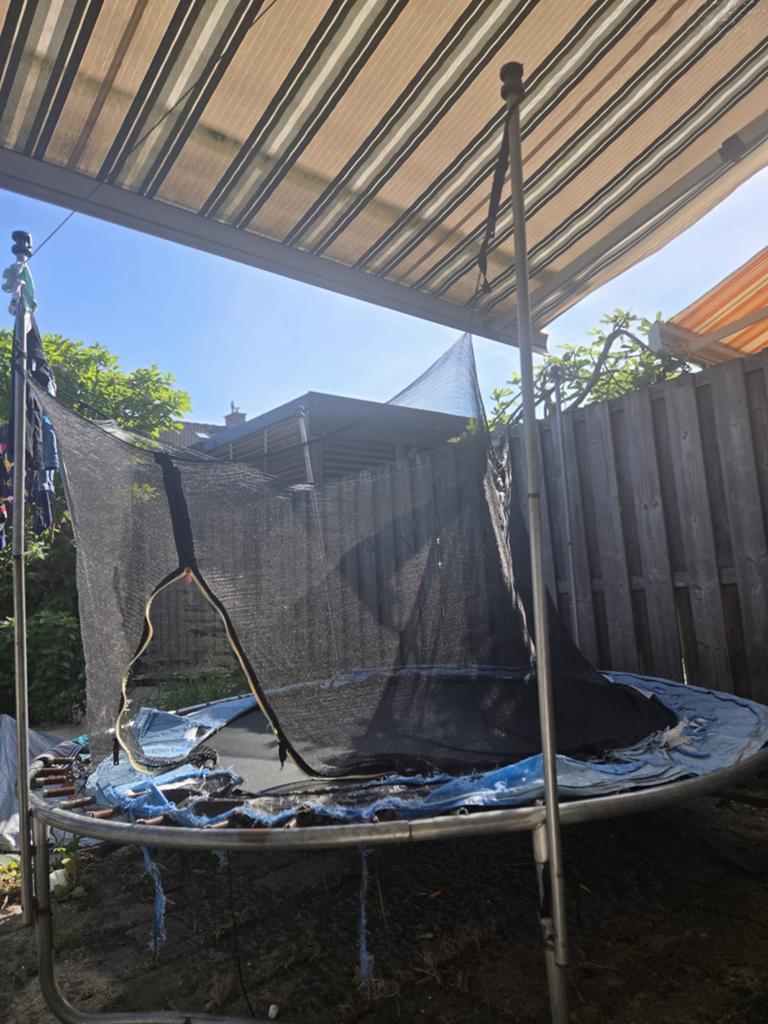 Trampoline gratis ophalen, Ophalen of Verzenden, Gebruikt