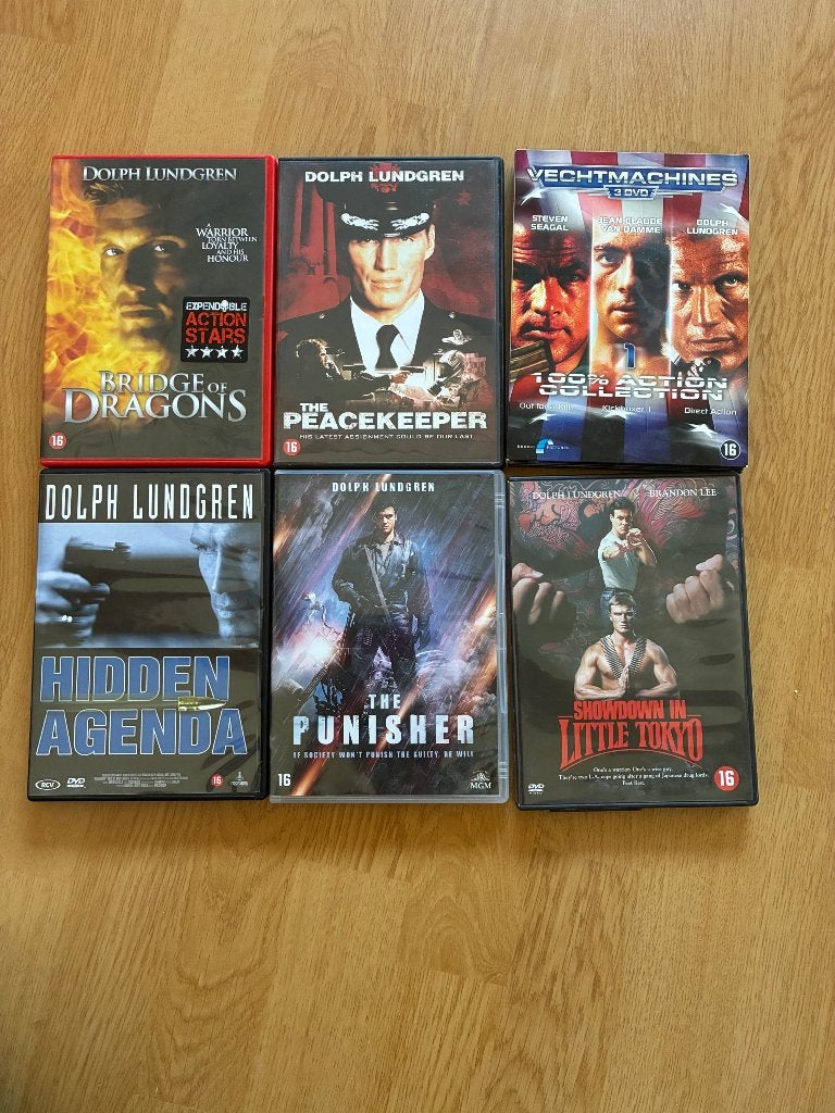 DVD’s met Dolph Lundgren, Ophalen, Engels, Vanaf 16 jaar, Nederlands