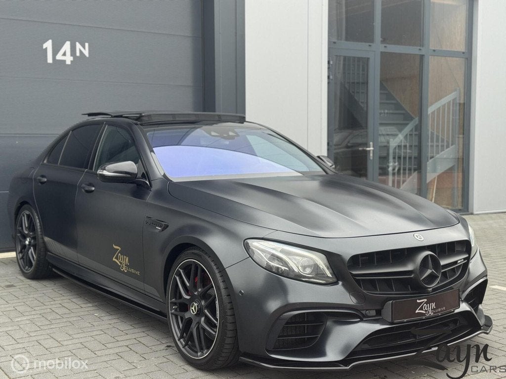 Mercedes E-klasse AMG 63 S 4MATIC Premium Plus | Kuipers |, Auto's, Mercedes-Benz, Automaat, Gebruikt, Zwart, Vierwielaandrijving