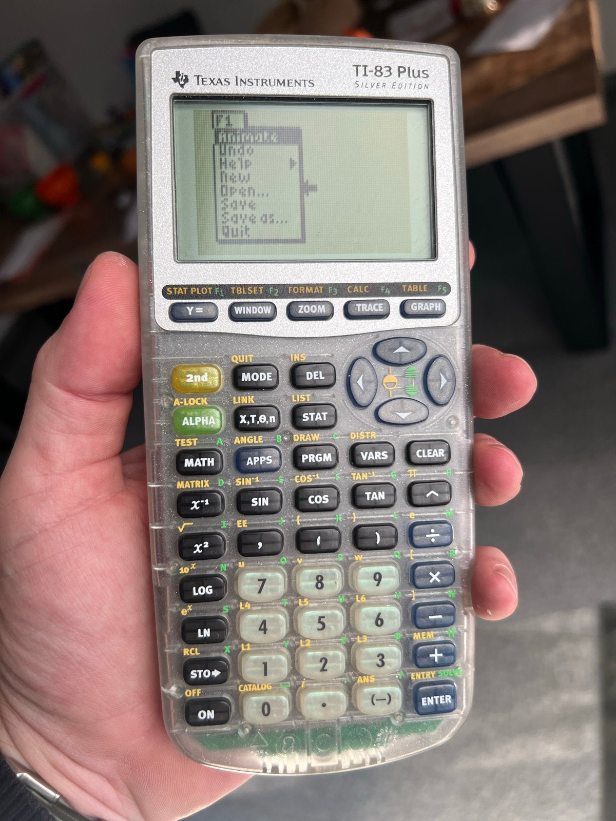 Texas instruments ti-83 plus silver edition plus cover, Diversen, Ophalen of Verzenden