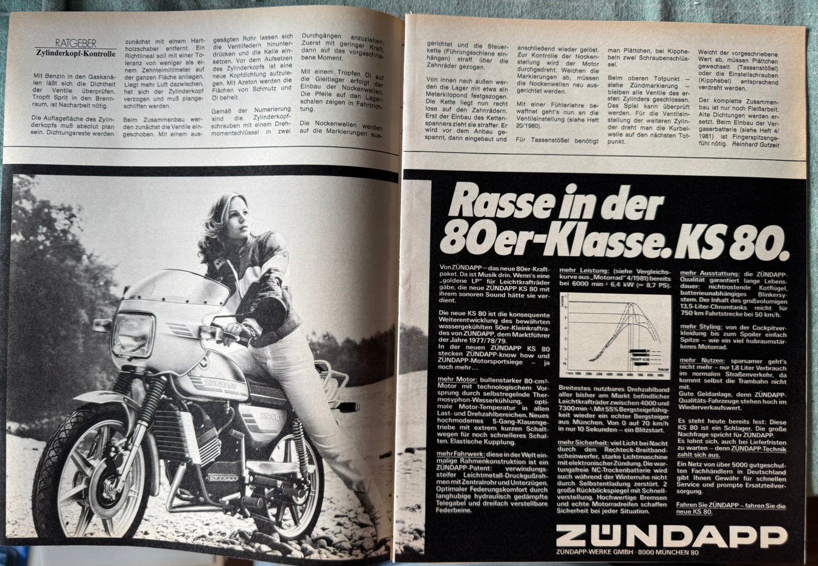 Advertentie Zündapp KS80, Verzenden, Zo goed als nieuw, Motoren