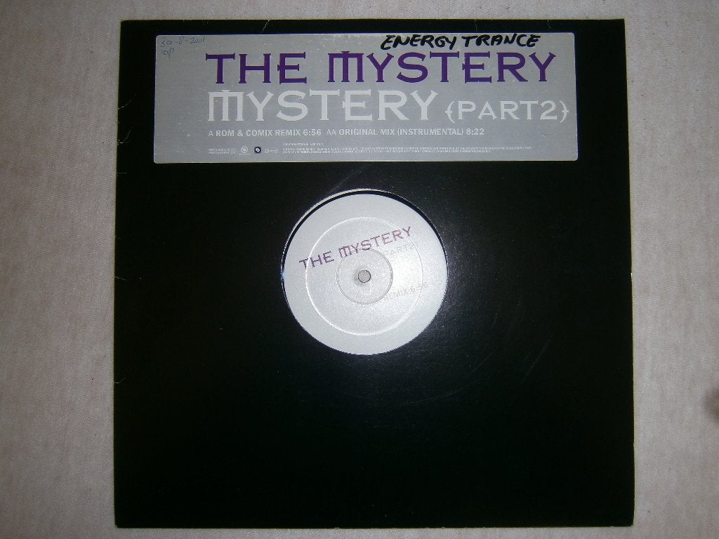 The Mystery – Mystery (Part 2) . 2001. DJ Promo. Tech Trance, Cd's en Dvd's, Ophalen, Gebruikt, Trance, Originele persing