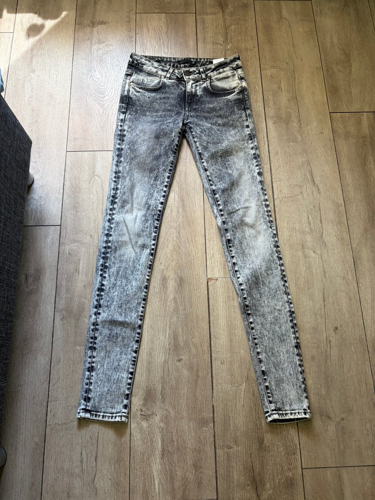 Supertrash Skinny Jeans, Ophalen of Verzenden, Zo goed als nieuw, Grijs, W27 (confectie 34) of kleiner