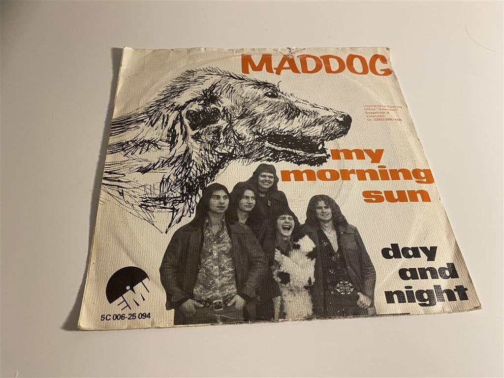 Maddog my morning sun / day and night [485], Cd's en Dvd's, Vinyl Singles, Verzenden, Zo goed als nieuw, Pop