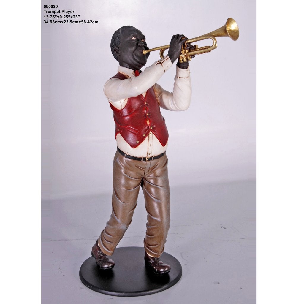 Trumpet Player – Jazz beeld Hoogte 59 cm, Ophalen, Nieuw, Overige typen