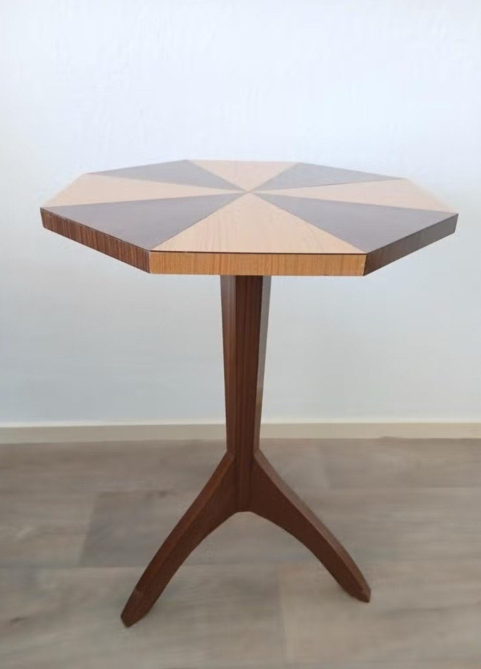jaren 60 vintage wijntafel, plantentafel, Ophalen, Minder dan 55 cm, Gebruikt, 60 cm of meer