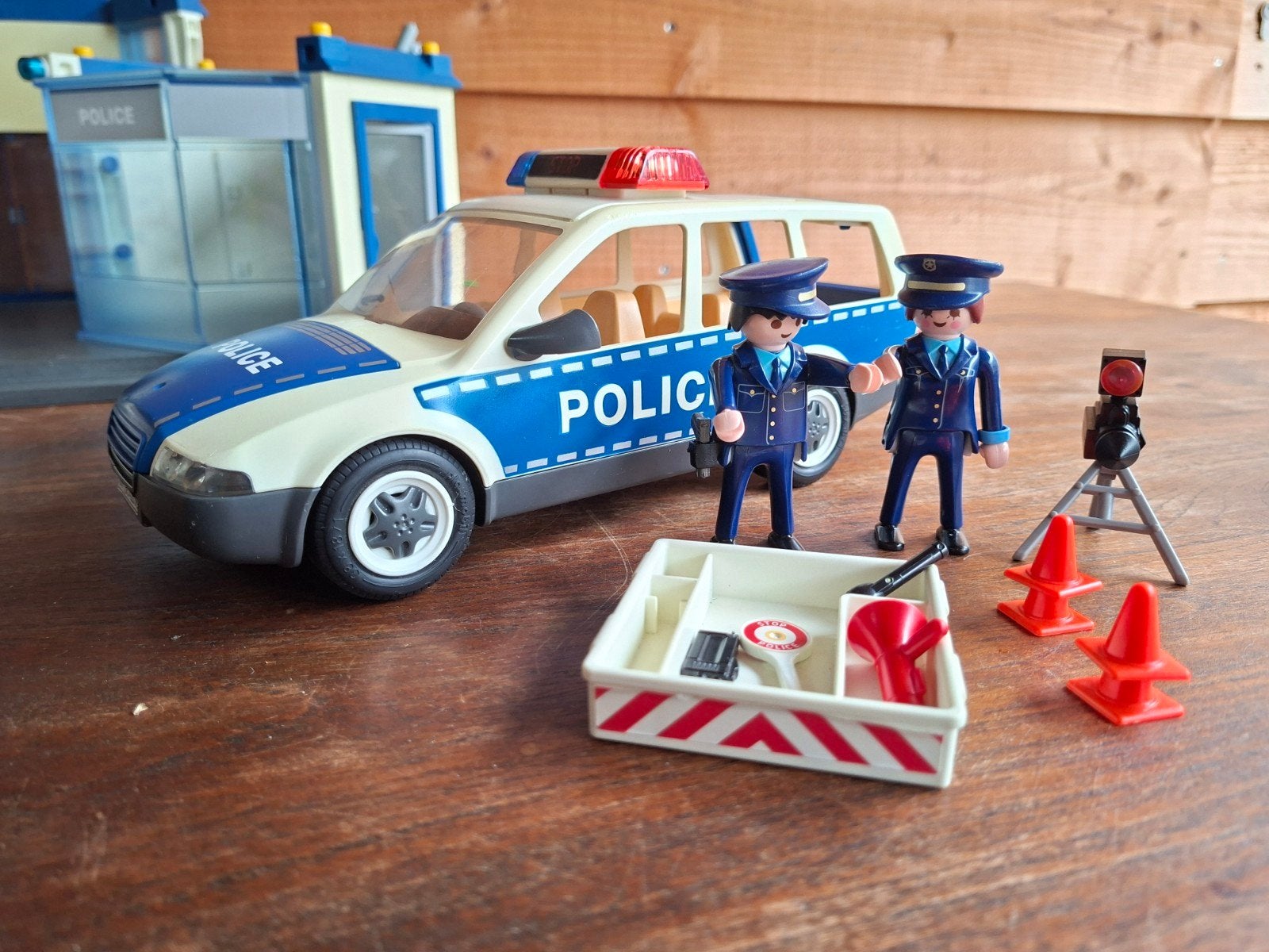 Playmobil Politie Set 4260 auto met zwaailicht, Ophalen of Verzenden, Gebruikt