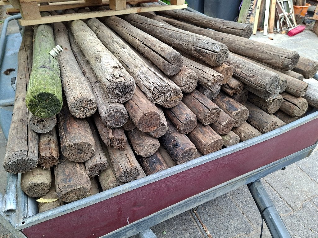 weidepalen 160 x 8   afrastering oerdegelijk  120 stuks, Ophalen, Gebruikt, Hout, Overige typen