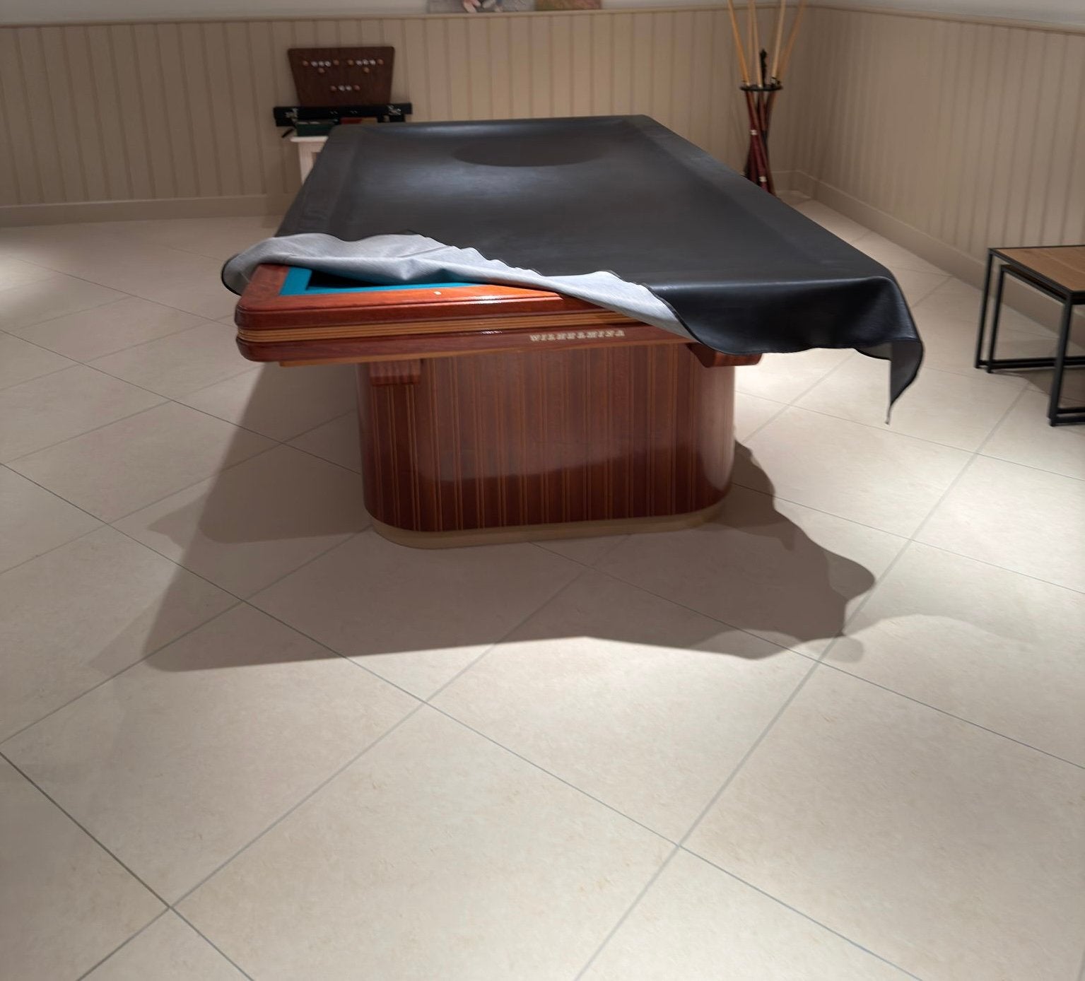 Wilhelmina biljart tafel met accessoires en lampen, Sport en Fitness, Biljarten en Poolen, Ophalen, Zo goed als nieuw, Biljarttafel