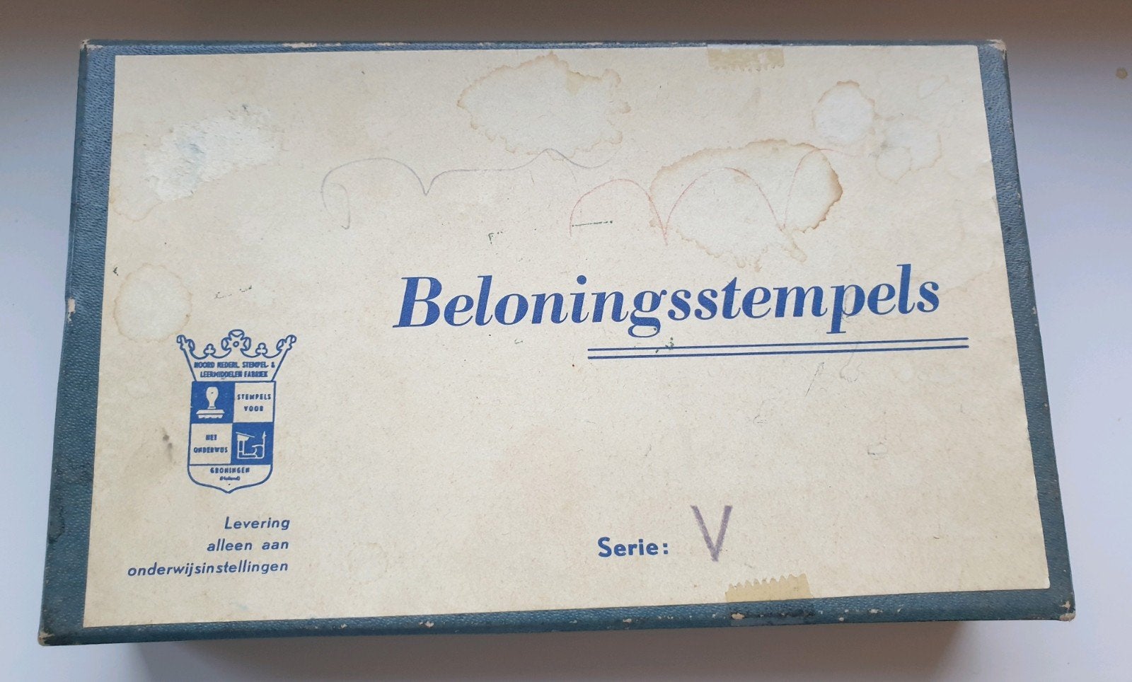 Vintage beloningsstempels Serie V,, Hobby en Vrije tijd, Ophalen of Verzenden, Gebruikt