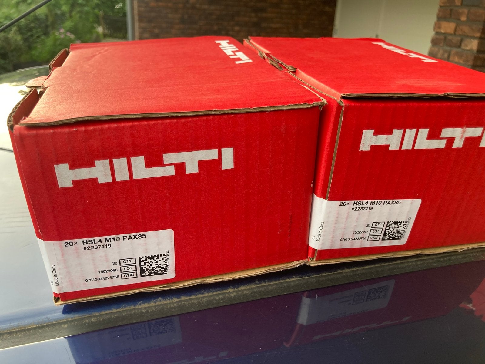 Hilti HSL4 M10 PAX85 Ankerbouten (40 stuks), Ophalen, Nieuw, 50 tot 100 mm, Bouten of Moeren