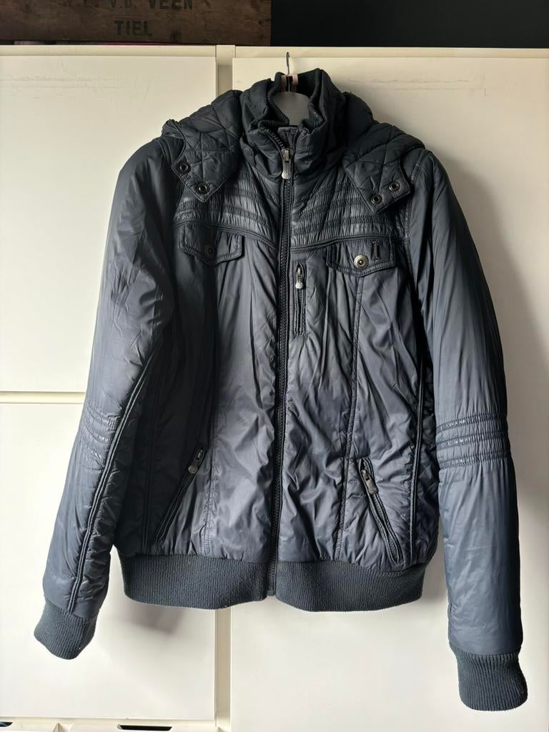 Capsize winterjas donkerblauw XL, Kleding | Dames, Ophalen of Verzenden, Gedragen, Blauw