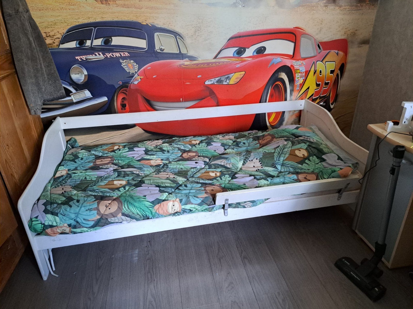 kinderbed met uitschuifbaar tweede bed, Gebruikt, 70 tot 85 cm, 160 tot 180 cm, Ophalen