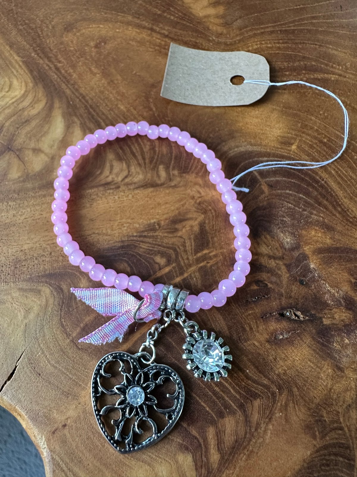 Nieuw! Roze Dirndl Armband voor Oktoberfest, Overige materialen, Nieuw, Ophalen of Verzenden, Roze